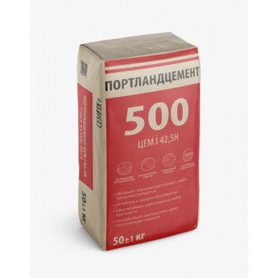 Цемент М-500 портланд ЦЕМFIX+ 50кг