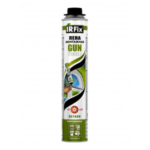 IRFix GUN foam Пена монтажная профессиональная летняя - зимняя 750 мл