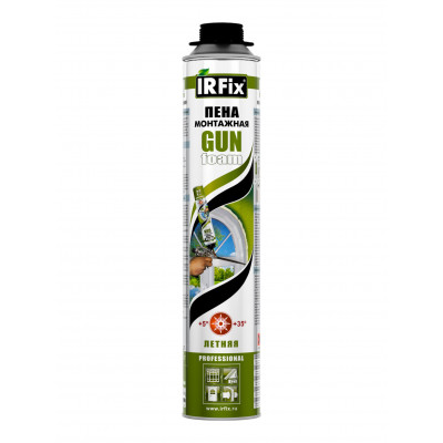 IRFix GUN foam Пена монтажная профессиональная летняя - зимняя 750 мл