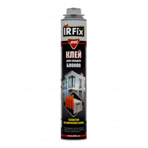 Клей для кладки блоков IRFIX Proff 750 мл (Пена-цемент)