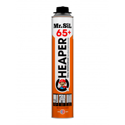 Mr.Sil Cheaper 65+ Пена монтажная профессиональная всесезонная