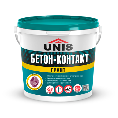 UNIS Юнис Бетон-Контакт Грунтовка 5 кг