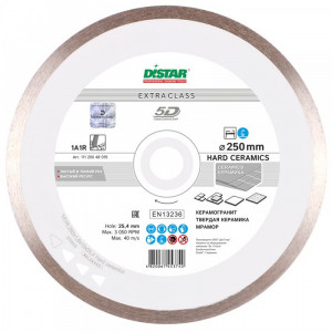 Диск алмазный Distar 250 5D Hard ceramics 250х1.6х10х32-25.4