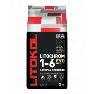 Затирка Litokol Litochrom 1-6 мм 2 кг