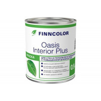 Краска для стен и потолков влажных помещений Oasis Interior Plus FINNCOLOR 2,7л белый (база А)