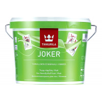 Краска интерьерная моющаяся Joker (Джокер) TIKKURILA 2,7л белый (база А)