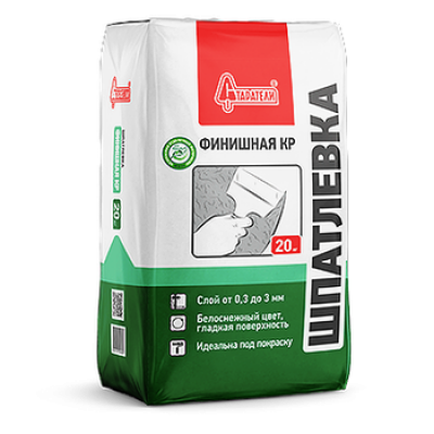 Шпатлевка Финишная КР 20кг, Старатели