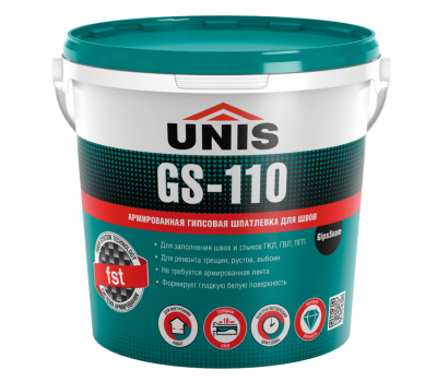 Юнис GS-110 Армированная шпатлевка 5 кг