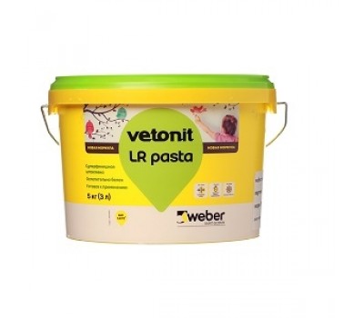 Шпаклевка готовая Vetonit LR pasta 20 кг