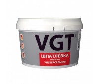 Шпатлевка универсальная для наружных и внутренних работ VGT, акриловая, 1 кг