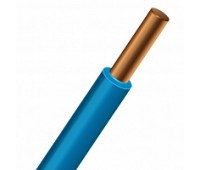 Провод ПВ1 (Пув), жесткий 1х25 синий